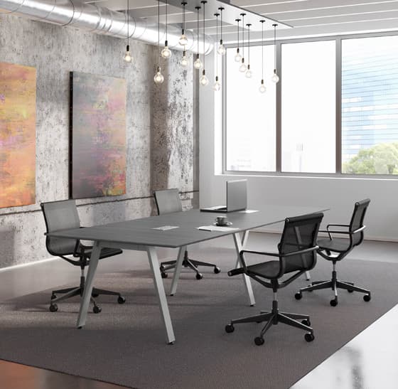 Law firm boardroom after installation