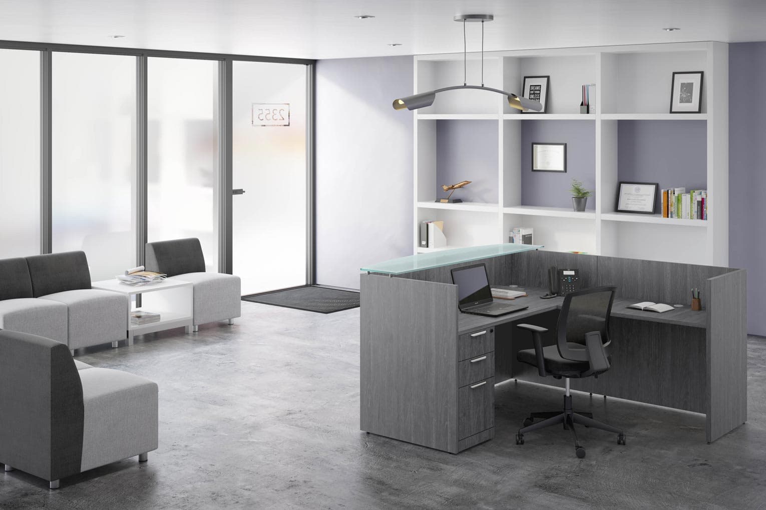 Reception environment example